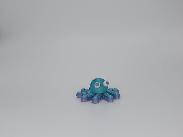 Flexi-Oktopus – Beweglicher 3D-Druck-Tintenfisch aus PLA | Handgemacht & Bunt