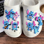 Lilo & Stitch Croc Charms 8 Stück Set – Schuh Deko Anhänger für Crocs, Clogs, Kinder Schuhe, Jibbitz kompatibel, Schuhclips Accessoires - Bild 2