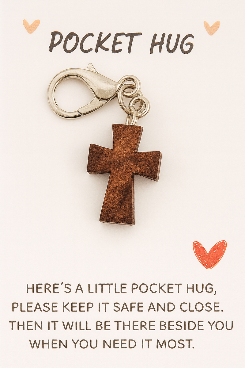 💖 Pocket Hug mit Kreuz – Dein Begleiter für schwierige Zeiten