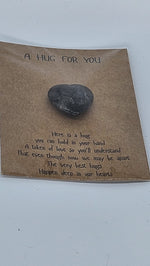 Mini-Glasherz mit Spruch – 'A Hug For You' - Bild 4