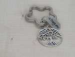 Schlüsselanhänger Lebensbaum – Edelstahl, Gravur ‚Thank You‘, 3 cm - Bild 2
