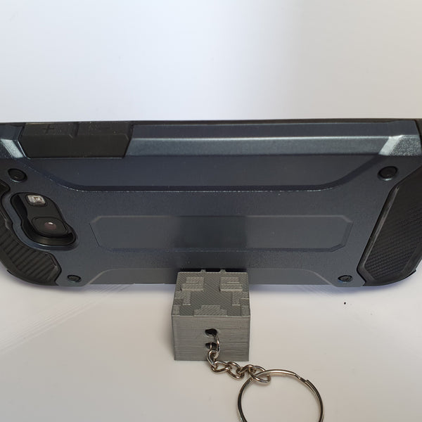 3D Druck Schlüsselanhänger Enderman – Handyhalter & Figur – Geschenkidee – PLA Handarbeit