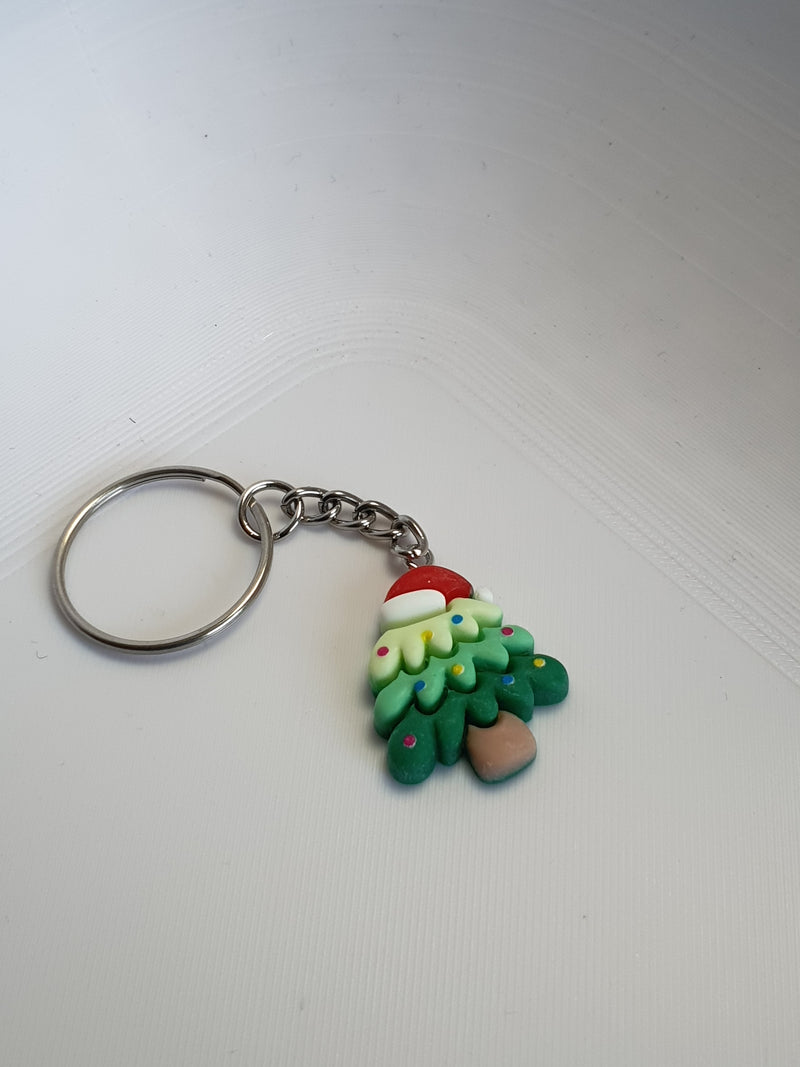 Tannenbaum-Schlüsselanhänger – Handgemacht & festlich