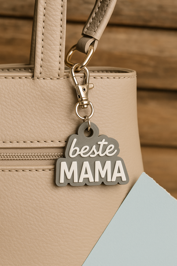 Schlüsselanhänger "Bester Opa / Oma / Mama / Papa" – 3D-gedruckt & personalisierbar – Perfektes Geschenk