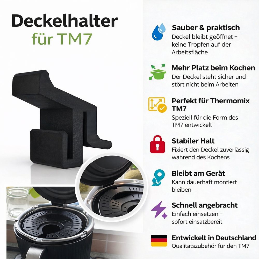 Kleiner Küchenhack für den TM7: Wohin mit dem Mixtopfdeckel?