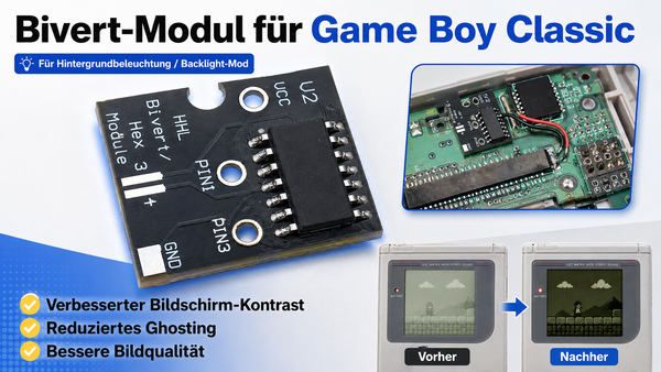 Bivert Modul passend für Game Boy Classic DMG-01 – Display-Umbau