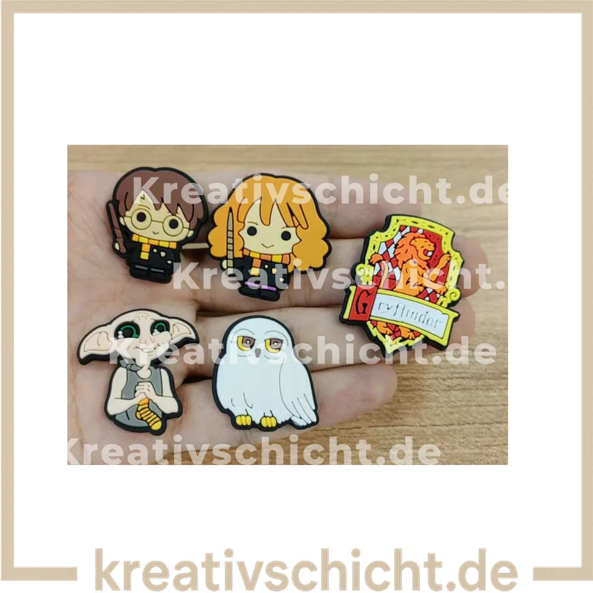 Zauberer Schuh-Charms für Clogs – magische Fantasy-Motive