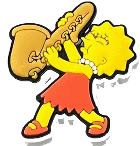 Gelbe Cartoon Schuh-Charms für Clogs – lustige Figuren-Motive