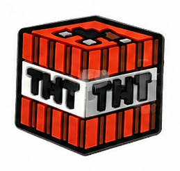 Pixel-Game Schuh-Charms für Clogs – Block- und Gaming-Motive