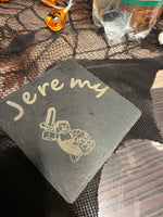 Schiefer Untersetzer personalisiert mit Gravur | Name, Datum, Logo | Geschenk Hochzeit, Geburtstag, Weihnachten - Bild 4