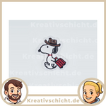 Snoopy Patch | Aufnäher Bügelbild | Lustiges Tiermotiv | Handmade Accessoire (Kopie) - Bild 4