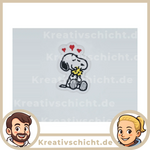 Snoopy Patch | Aufnäher Bügelbild | Lustiges Tiermotiv | Handmade Accessoire (Kopie) - Bild 2