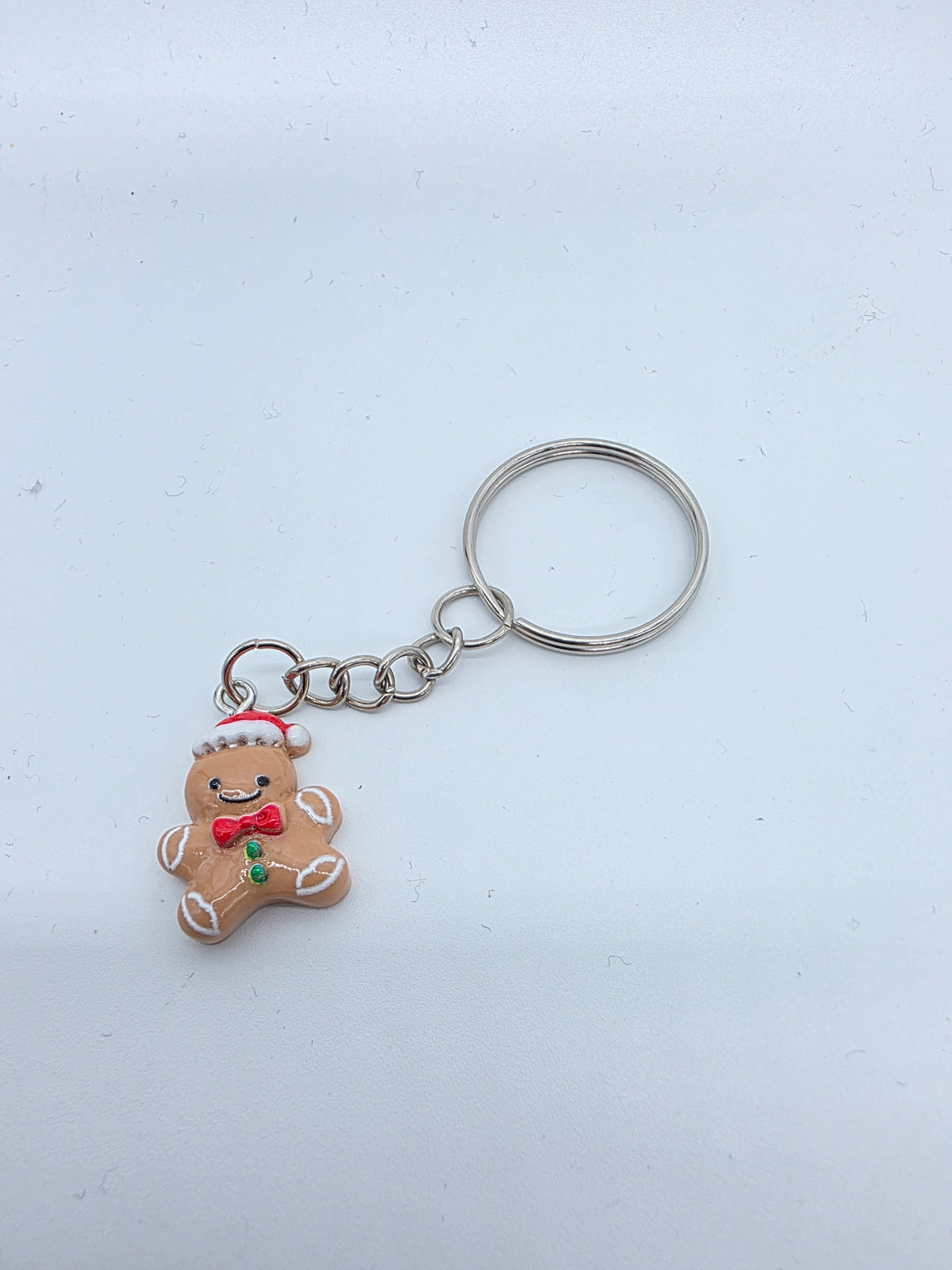 Gingerbread Man Keychain 2cm Plastic Christmas Gingerbread Gift