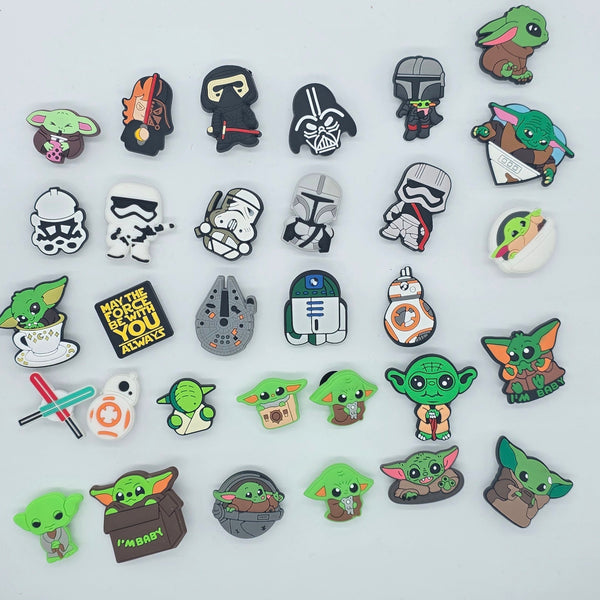 Star Wars Charms – Schuh Deko Anhänger für Crocs, Clogs, Schuhe, Jibbits