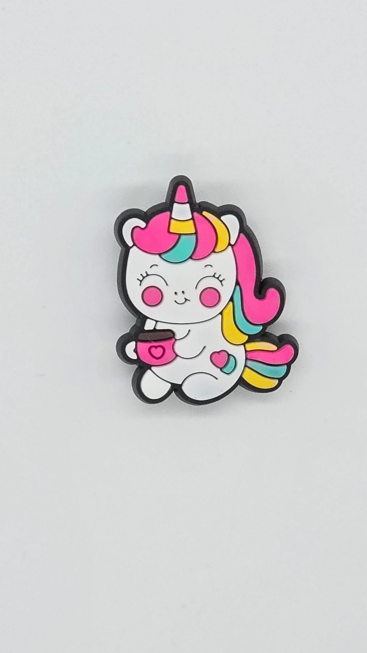Einhorn Charms – Schuh Deko Anhänger für Crocs, Clogs, Kinder Schuhe, Jibbitz kompatibel, Schuhclips Accessoires