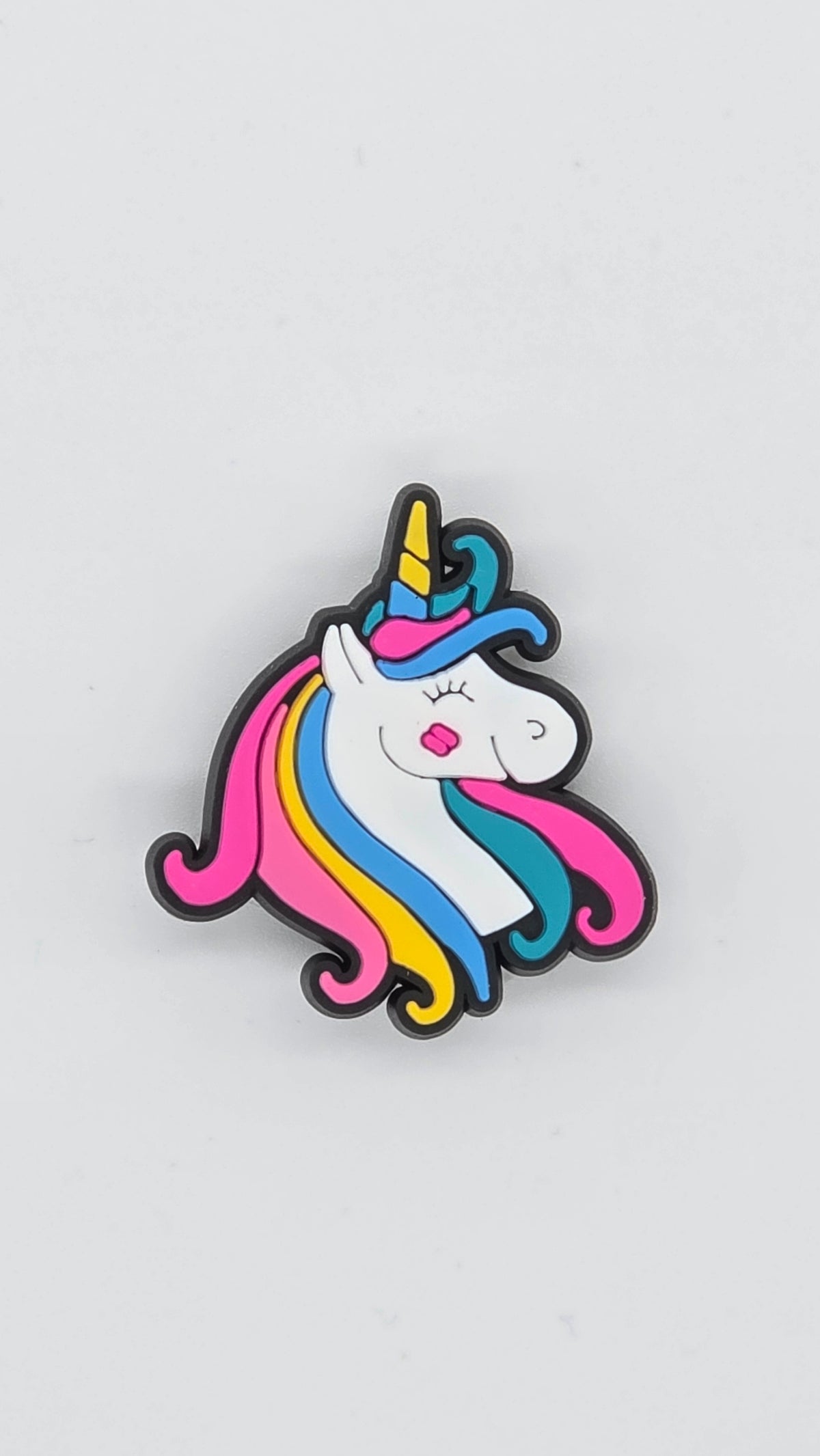 Einhorn Charms – Schuh Deko Anhänger für Crocs, Clogs, Kinder Schuhe, Jibbitz kompatibel, Schuhclips Accessoires
