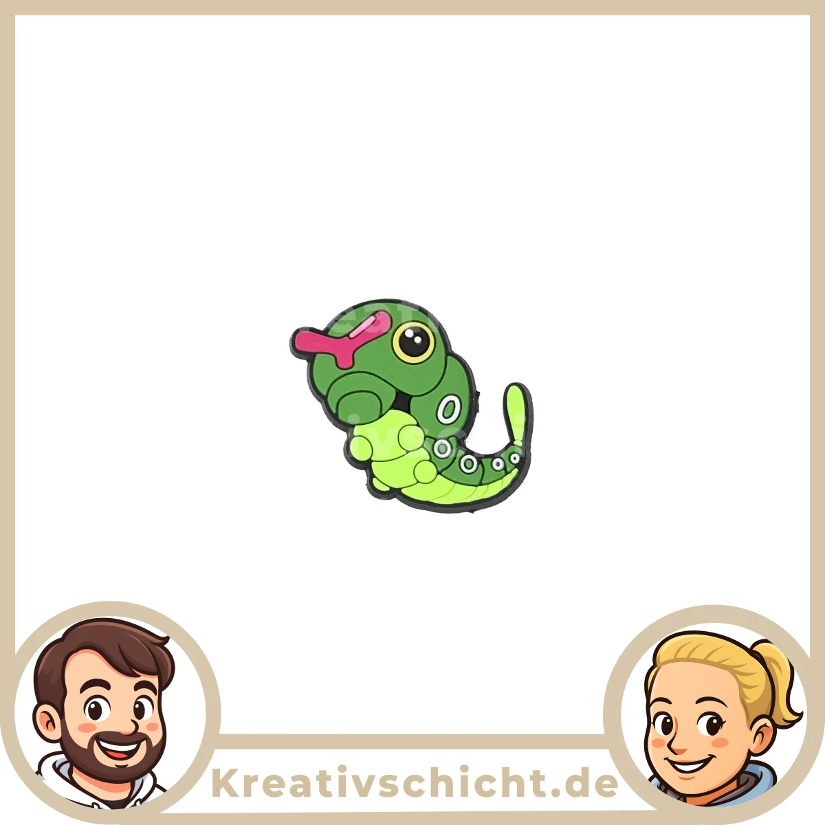 Monster Schuh-Charms für Clogs – bunte Cartoon-Motive