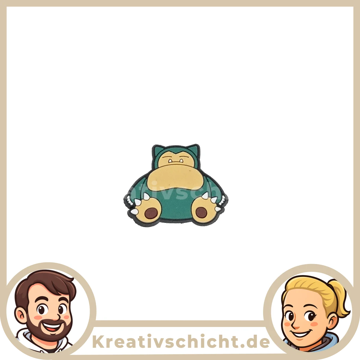 Monster Schuh-Charms für Clogs – bunte Cartoon-Motive