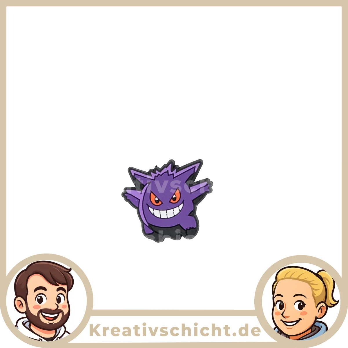 Monster Schuh-Charms für Clogs – bunte Cartoon-Motive