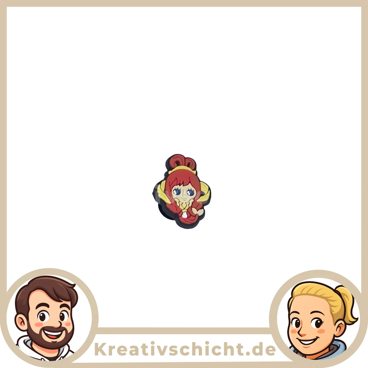 Anime Piraten Schuh-Charms für Clogs – bunte Figuren-Motive