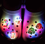 Blinkende Schuh Charms LED – Jibbitz kompatibel für Crocs & Clogs | Cartoon - Bild 4