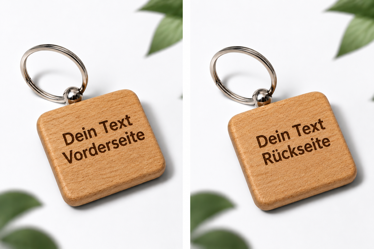 Wooden keychain with engraving – bicycle | Handmade gift | Unique wooden pendant