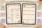 Cozy D&D 5e Charakter Sheet - Colored - und Dnd - Printable Sheets - Bild 1