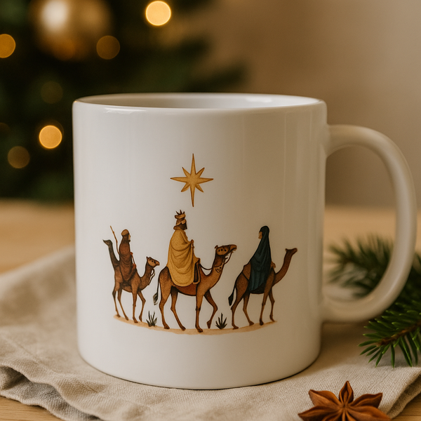 Keramiktasse mit handillustriertem Motiv – stilvoll & liebevoll gestaltet