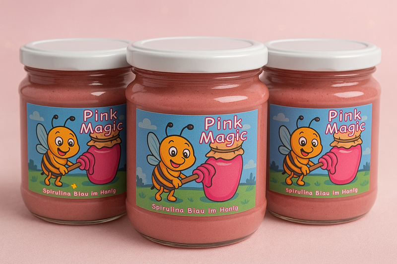3x Pink Magic – Der außergewöhnliche Honig mit Himbeergeschmack (a 250 Gr) | Kostenloser Versandt