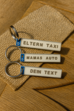 Personalisierter Autoschlüsselanhänger – Handmade | Wunschtext, Eltern Taxi, Mamas Auto, Geschenk, Überraschung - Bild 4