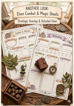 Cozy D&D 5e Charakter Sheet - Colored - und Dnd - Printable Sheets - Bild 3