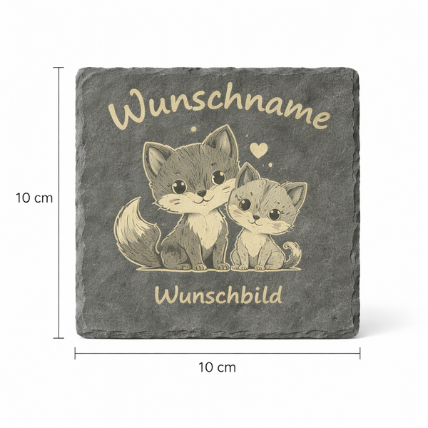 Elegante Schieferplatten mit Lasergravur - Geschenkidee für jeden Anlass