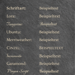 Elegante Schieferplatten mit Lasergravur - Geschenkidee für jeden Anlass - Bild 3