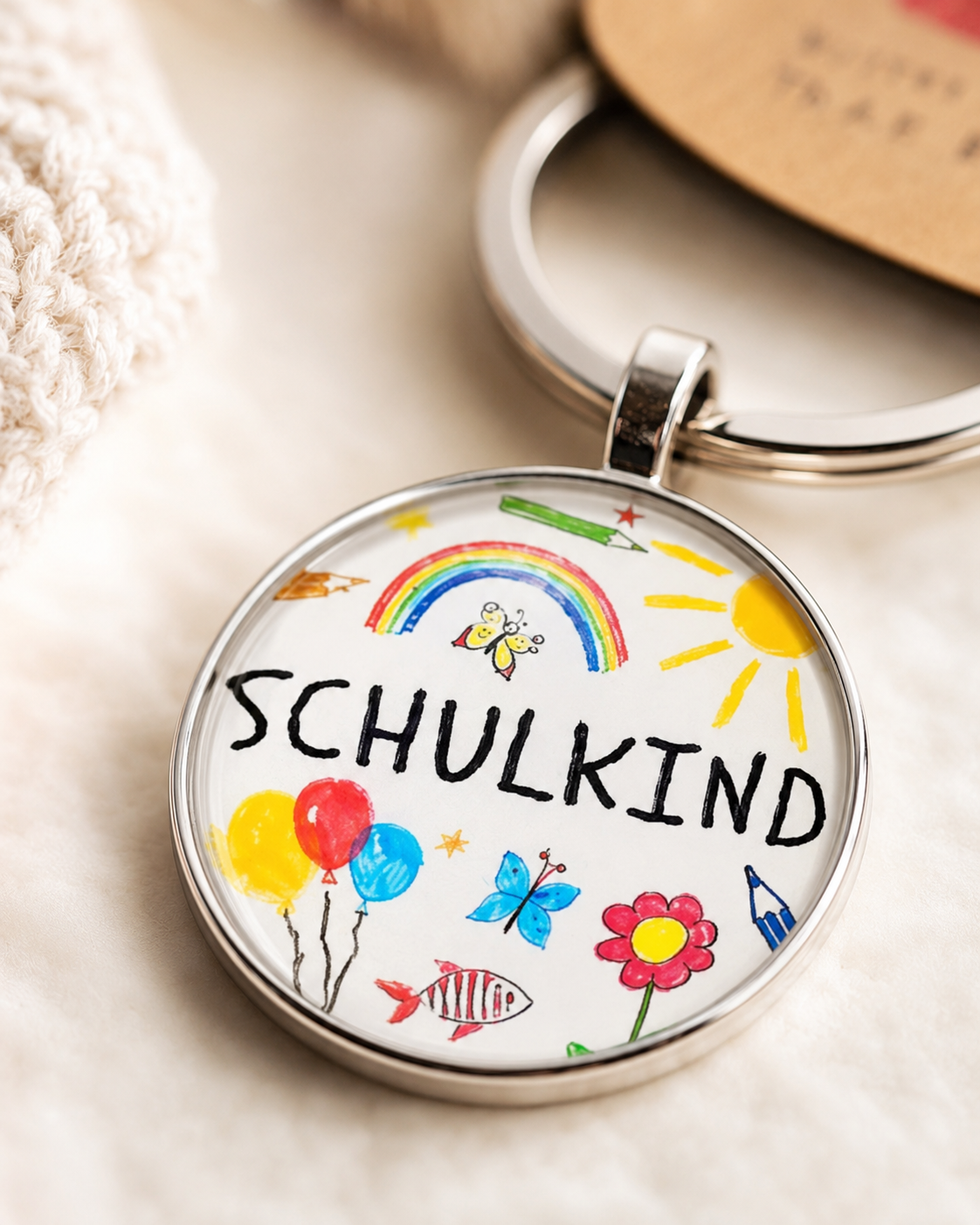 Schulkind Schlüsselanhänger – Geschenk zur Einschulung