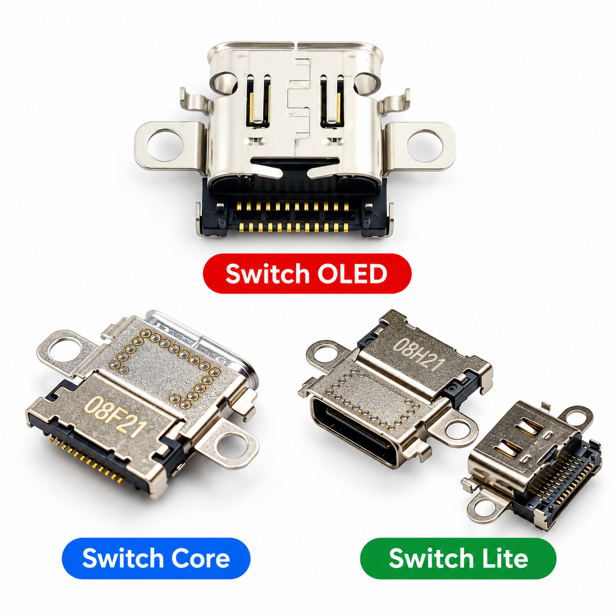 Nintendo Switch OLED Lite V1 V2 USB-C Ladebuchse Anschluss Port Ersatzteil