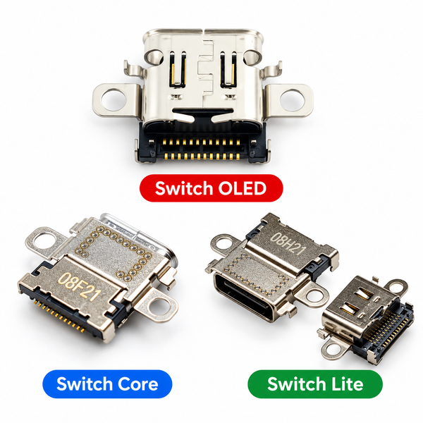 Nintendo Switch OLED Lite V1 V2 USB-C Ladebuchse Anschluss Port Ersatzteil