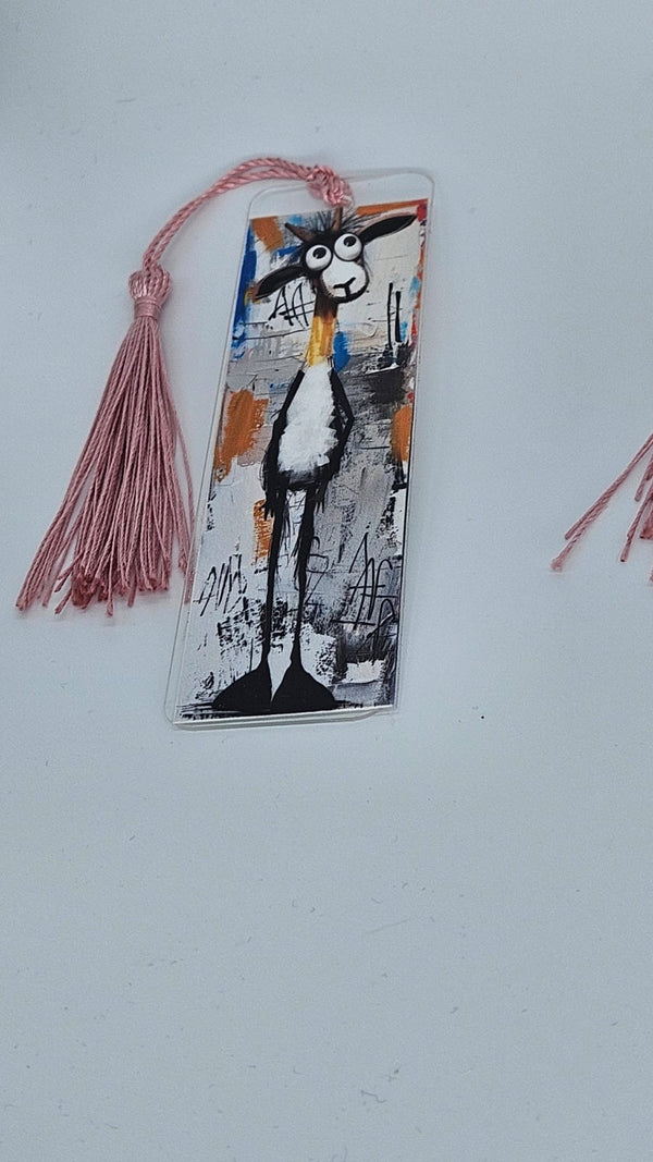 Bookmark with Tassel – Animals, Sayings &amp; Humor | Gift for Bookworms
