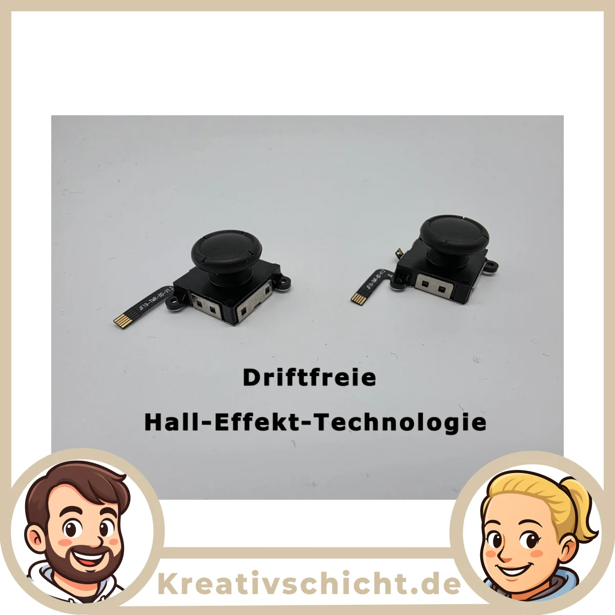 Hall Effect Joystick passend für Nintendo Switch Joy-Con – Driftfrei