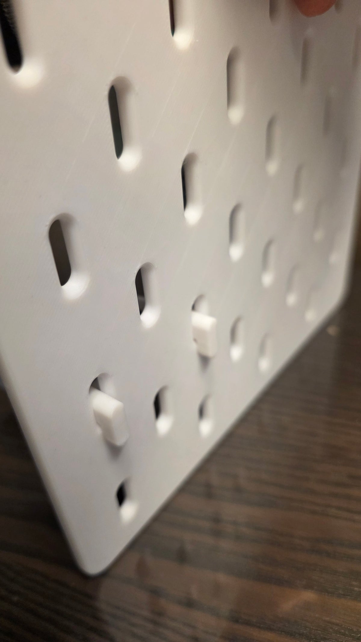 2x Mounts Lego® BrickHeadz for IKEA Skadis Pegboards
