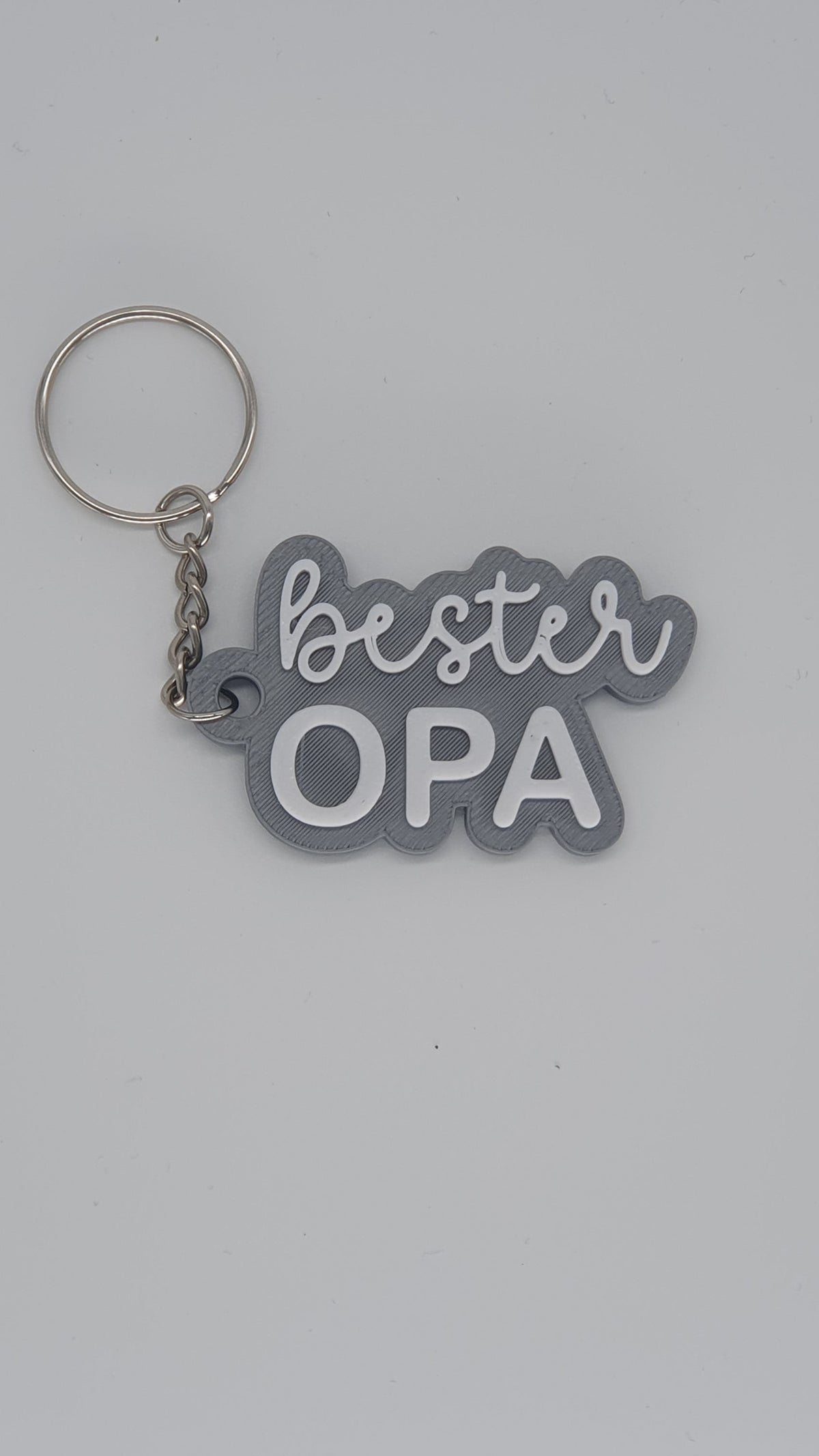 Schlüsselanhänger "Bester Opa / Oma / Mama / Papa" – 3D-gedruckt & personalisierbar – Perfektes Geschenk