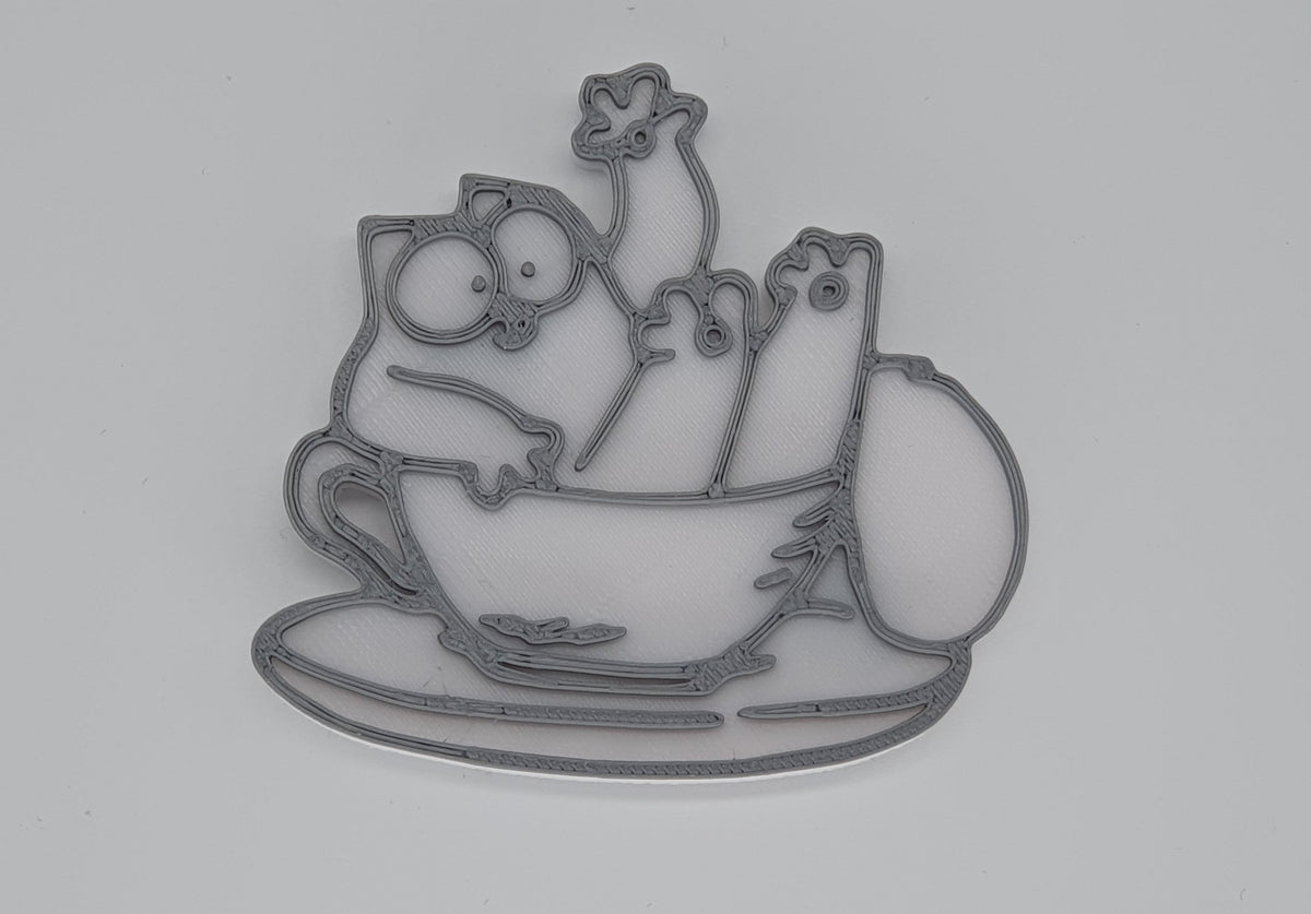 Kühlschrankmagnet Katzenform | Magnet | Geschenk | Pinwand | Organizer