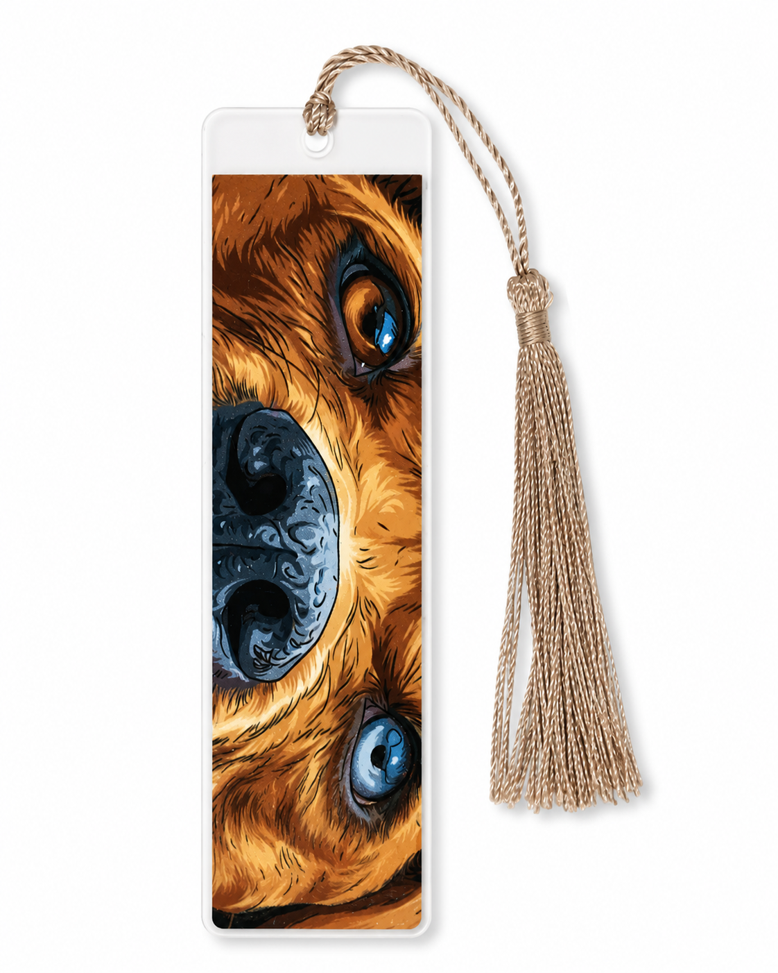Hunde-Lesezeichen mit Quaste – Geschenkidee für Leser & Hundefans