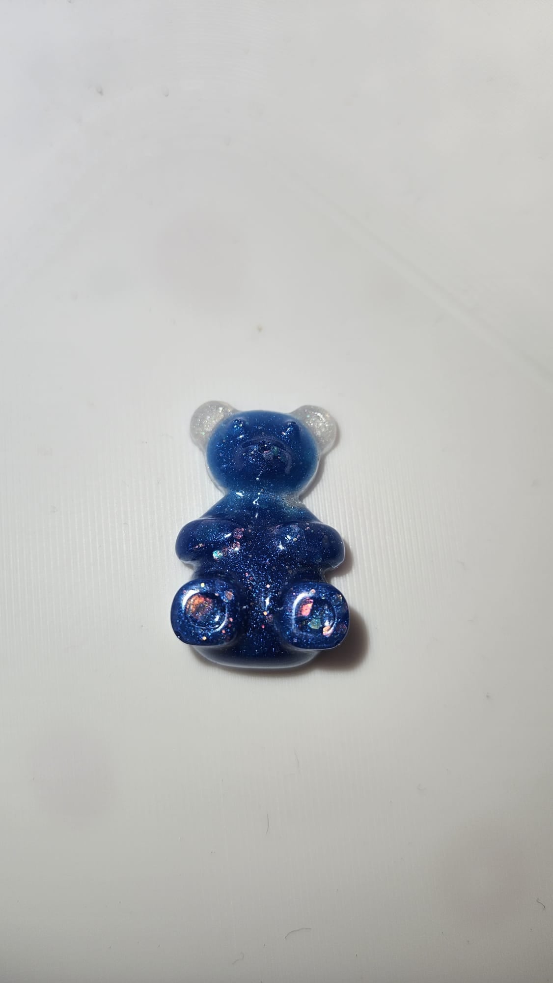 Epoxidharz Bär – Glitzer Bärchen – Zufallsfarbe – Handmade Dekoration – Resin Figur