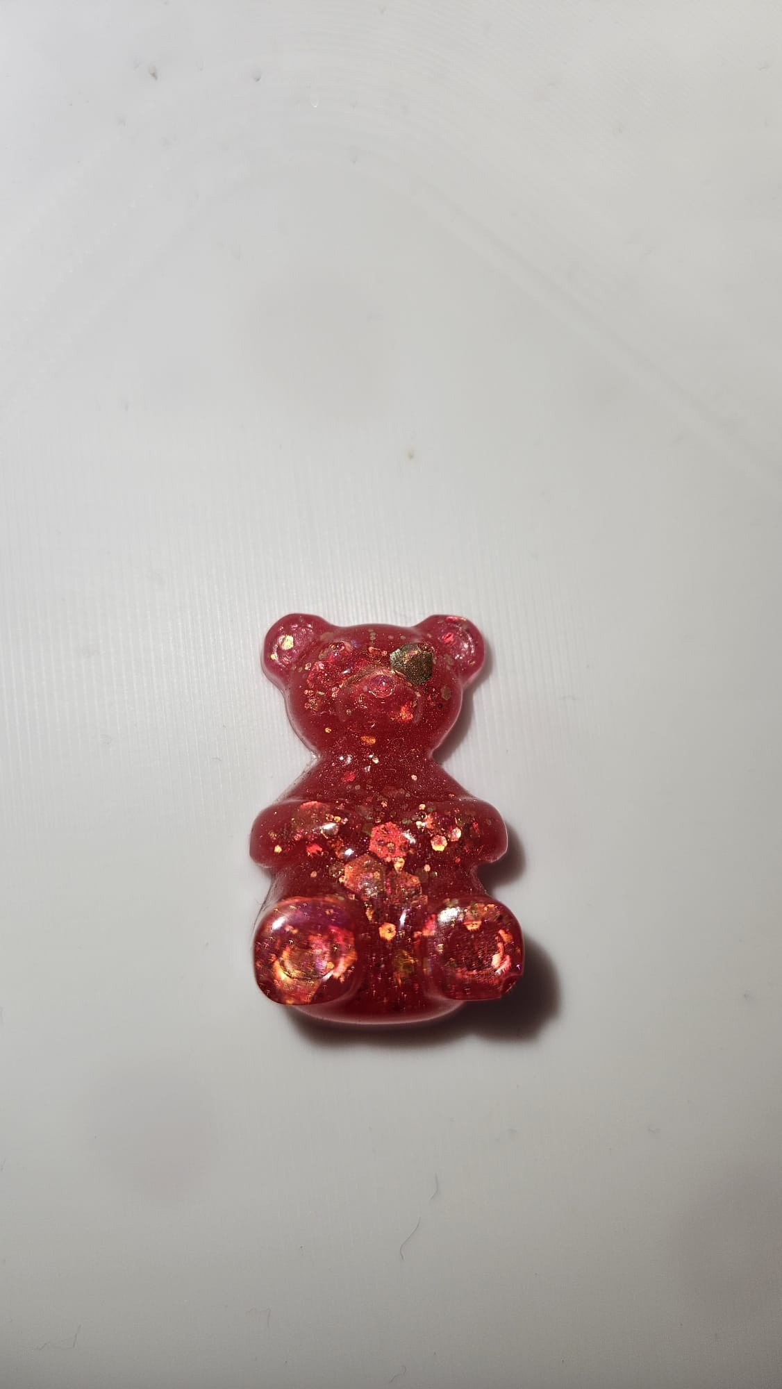 Epoxidharz Bär – Glitzer Bärchen – Zufallsfarbe – Handmade Dekoration – Resin Figur