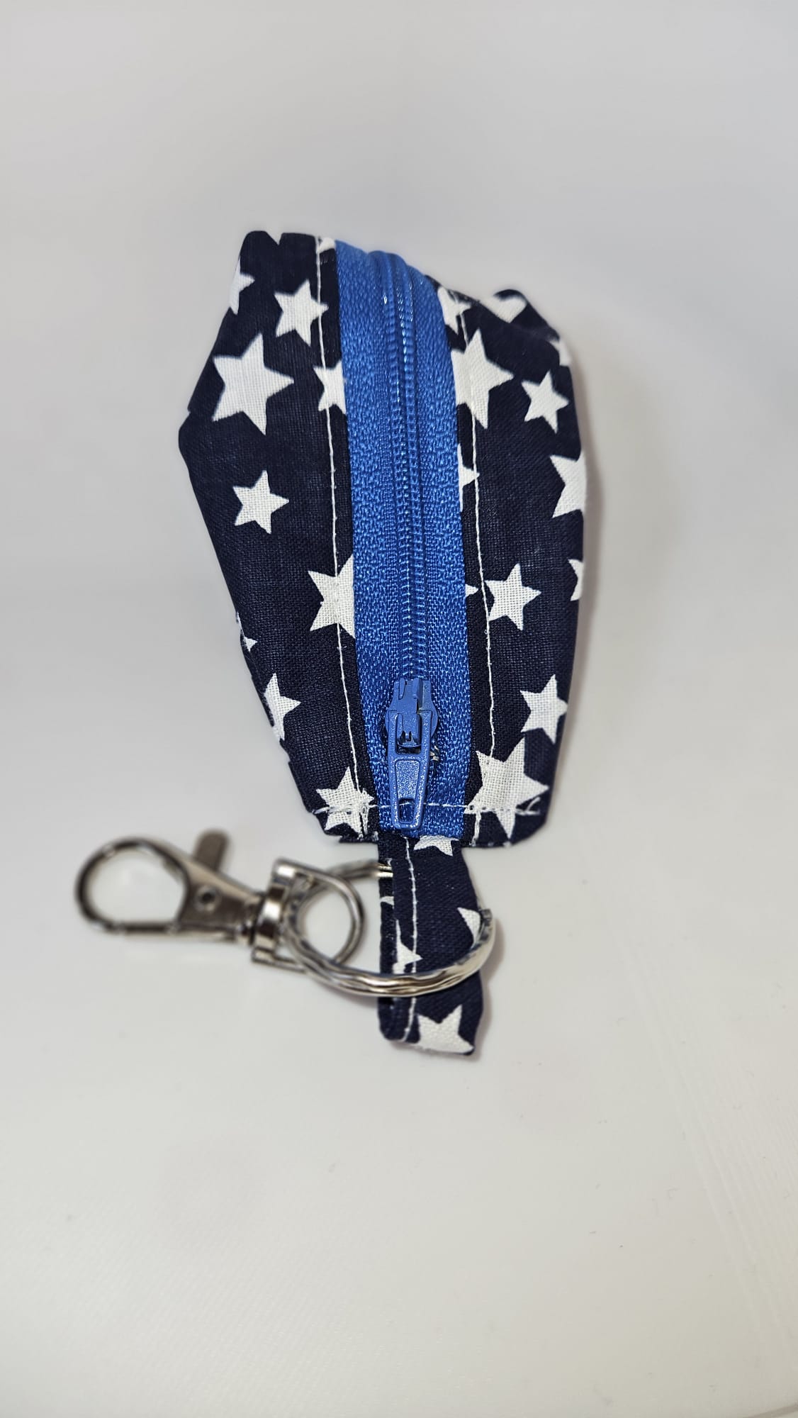 Handgemachter Schlüsselanhänger mit Mini-Tasche – Reißverschluss Täschchen – Praktisches Accessoire Handmade