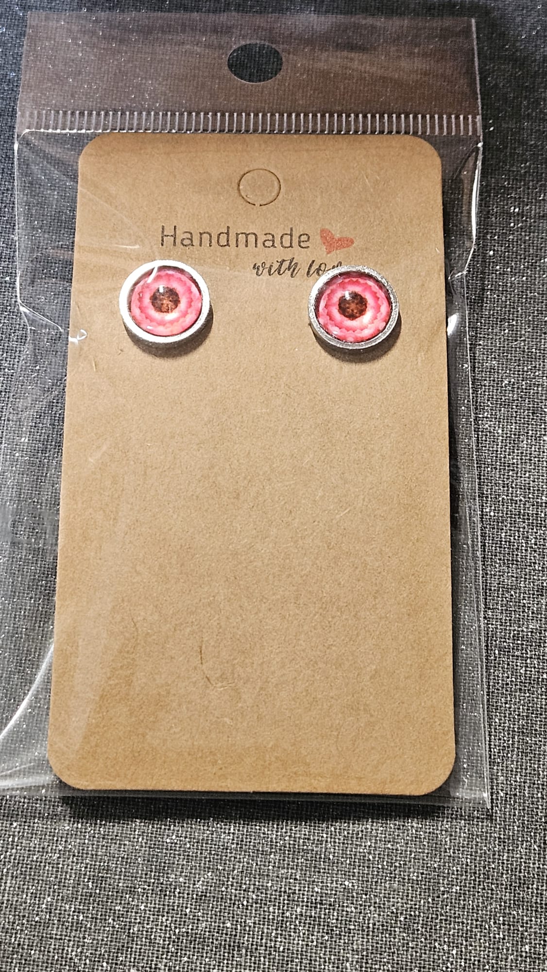 🌿 Mandala Glow – Handgemachte Ohrstecker mit hypnotischem Muster