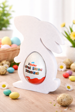 Osterhase Figur für Kinder Überraschungsei – Osterdeko Geschenk Dekofigur - Bild 1