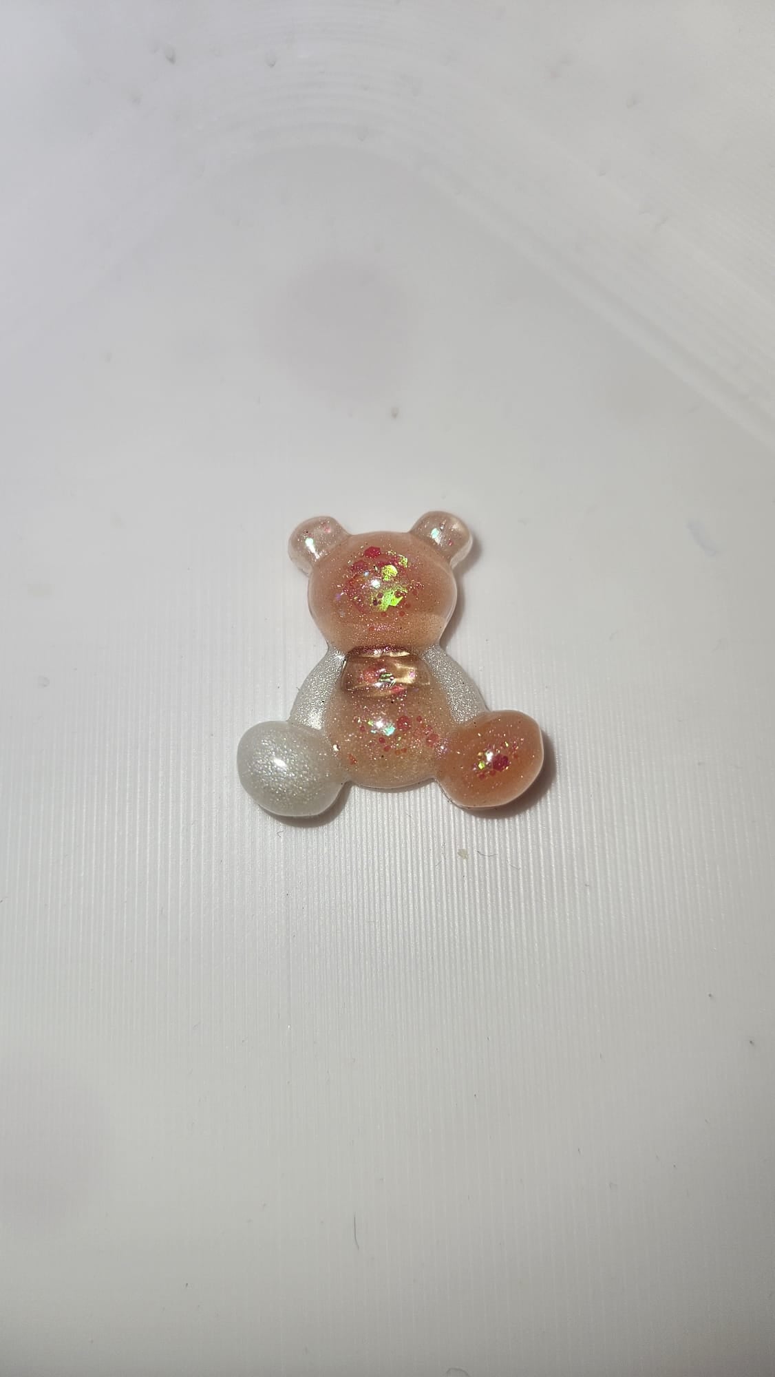 Epoxidharz Bär – Glitzer Bärchen – Zufallsfarbe – Handmade Dekoration – Resin Figur