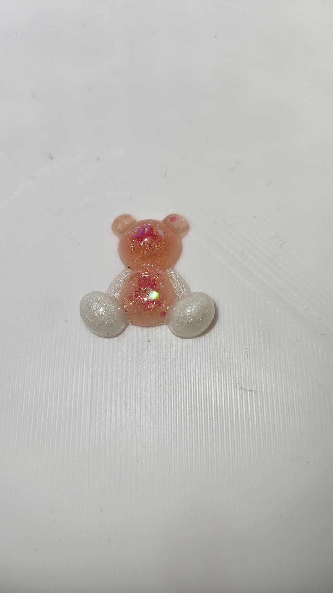 Epoxidharz Bär – Glitzer Bärchen – Zufallsfarbe – Handmade Dekoration – Resin Figur