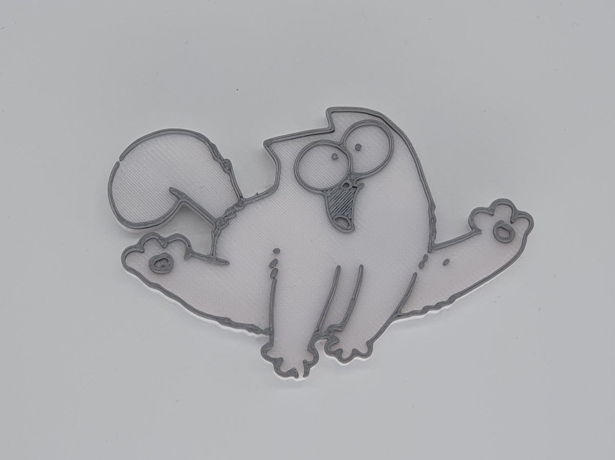 Kühlschrankmagnet Katzenform | Magnet | Geschenk | Pinwand | Organizer